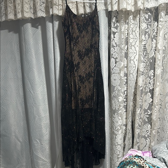 Masquerade Black High Low Dress - Picture 1 of 3